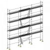échafaudage façadier dacame duo 45 de 100m2 avec lisses planchers et plinthes