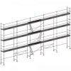 échafaudage façadier dacame duo 45 de 128m2 avec lisses planchers et plinthes