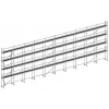 échafaudage façadier dacame duo 45 de 310m2 avec lisses planchers et plinthes