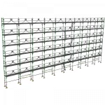 échafaudage façadier dacame duo 45 de 434m2 avec garde-corps planchers et plinthes