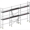 échafaudage façadier dacame duo 45 de 60m2 avec lisses planchers et plinthes