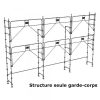 échafaudage façadier dacame duo 45 de 60m2 structure seule et garde-corps