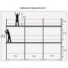 échafaudage façadier dacame duo 45 de 60m2 surface de travail