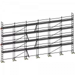 échafaudage de maçon dacame dcm 49 de 190m2 avec lisses planchers et plinthes