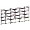 échafaudage multidirectionnel dacame meka 48 de 190m2 avec garde corps