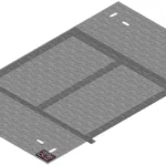 plaque de jonction pour échafaudages dacame
